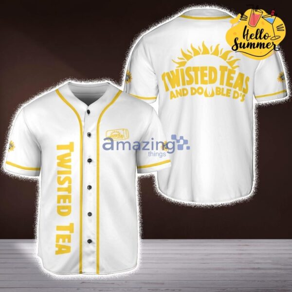 Twisted Tea Twisted Tea Beer With Double Design Baseball Jersey Shirt Product Photo 1