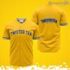 Twisted Tea Yellow Basic Baseball Jersey Shirt New Fashion