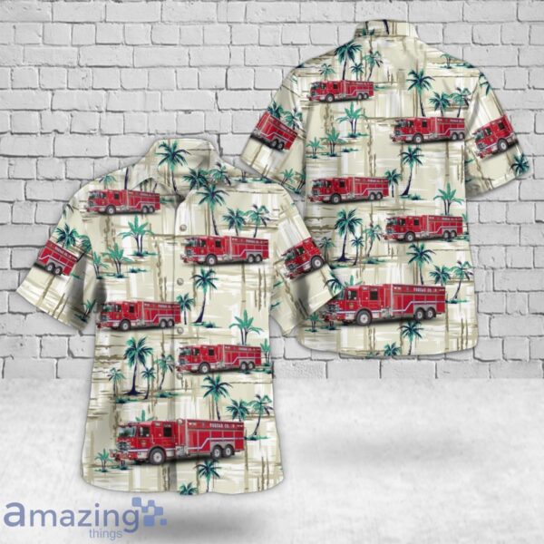 Union, New Jersey, Township of Union Fire Department Hawaiian Shirt Product Photo 1