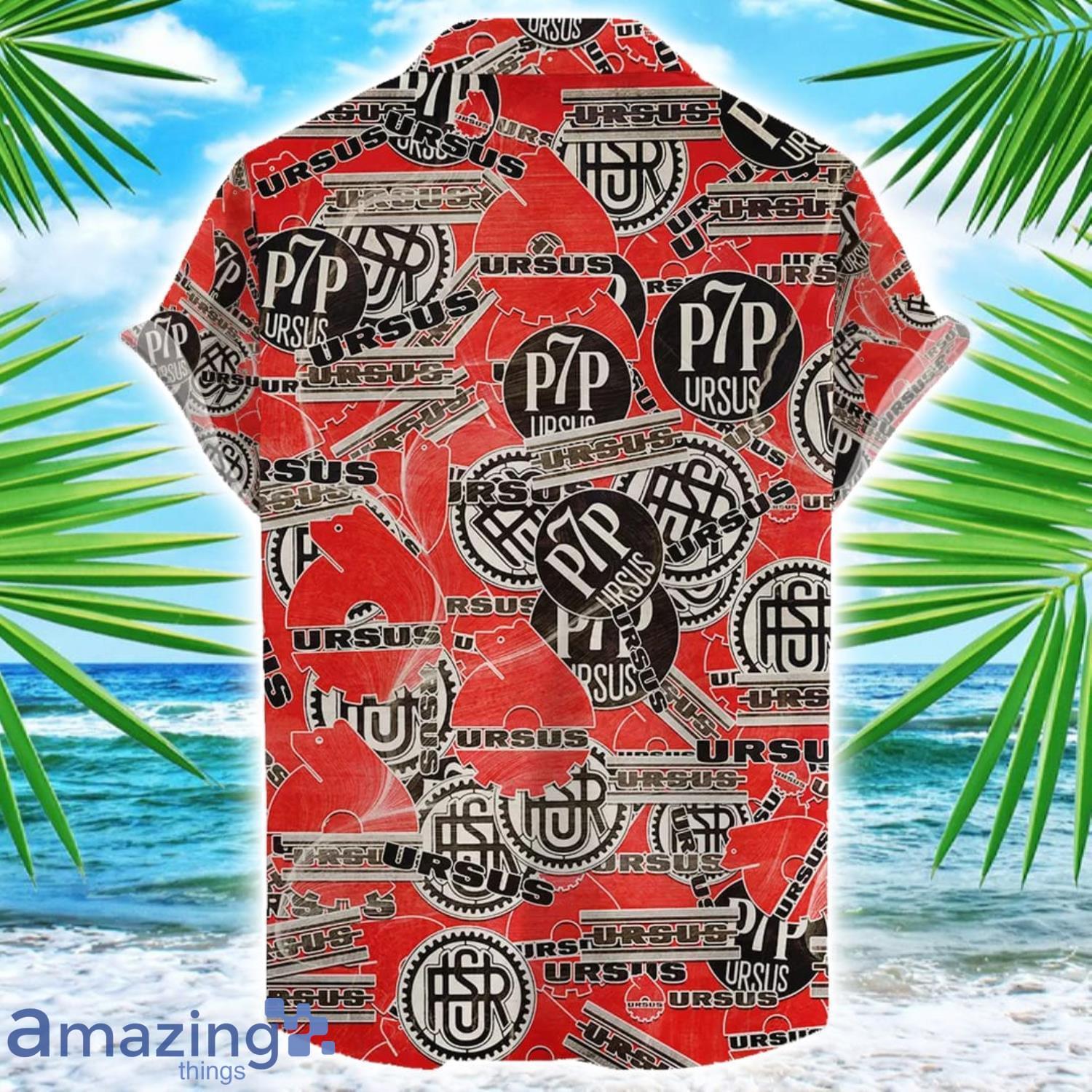 Ursus Hawaii All Printed Tractor Logo Hawaiian Shirt For Men And Women image Ursus Hawaii All Printed Tractor Logo Hawaiian Shirt For Men And Women Product Photo 2