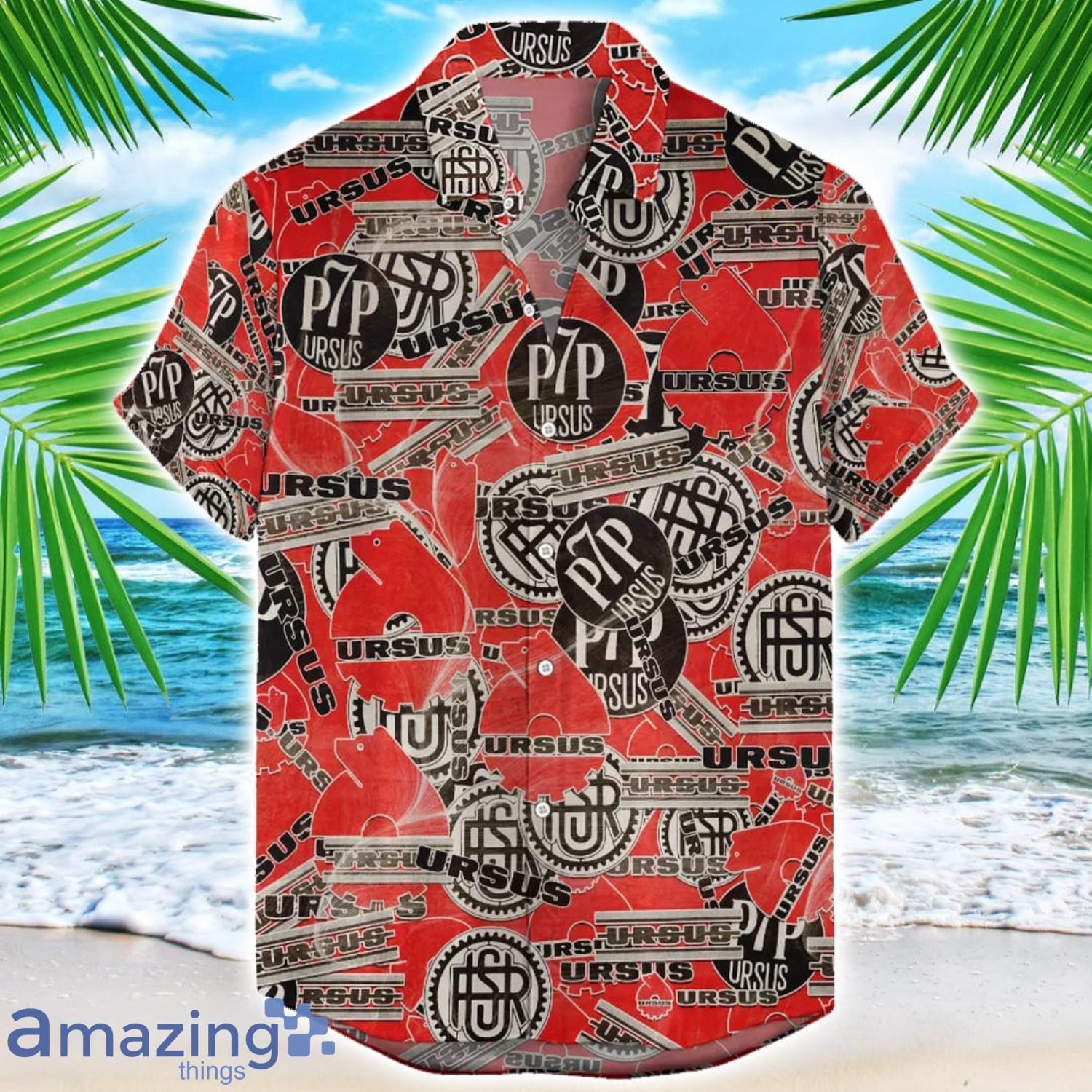 Ursus Hawaii All Printed Tractor Logo Hawaiian Shirt For Men And Women image Ursus Hawaii All Printed Tractor Logo Hawaiian Shirt For Men And Women Product Photo 1