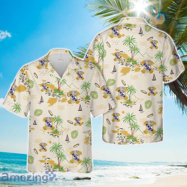 US Army 8th Infantry Regiment Fighting Eagles Hawaiian Shirt Summer Vacation Gift Product Photo 1