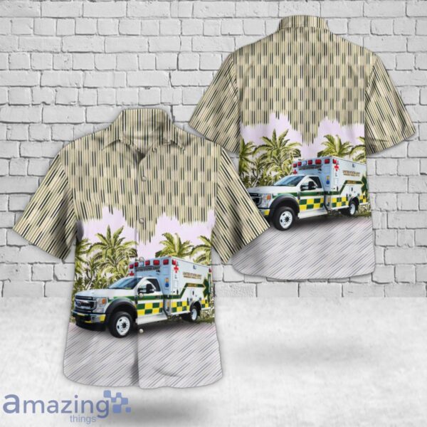 US Army Emergency Medical Service Beach 3D Hawaiian Shirt Product Photo 1