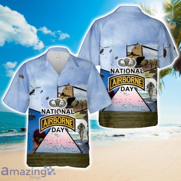 US Army National Airborne Day Hawaiian Shirt Product Photo 1