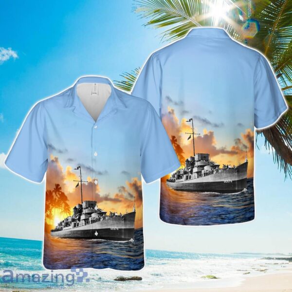 US Navy USS Harmon (DE-678) Hawaiian Shirt Hoilday Summer Gift Product Photo 1