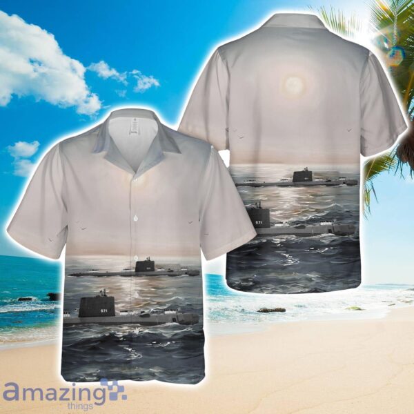 US Navy USS Nautilus (SSN-571) Hawaiian Shirt Summer Vacation Gift Product Photo 1