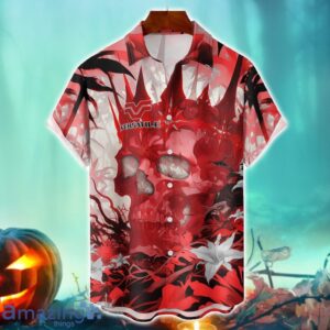Versatile Royal Skull Halloween Hawaiian Shirt For Fans Product Photo 1