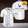 Vintage Grey Goose Navy Line Design Vodka Baseball Jersey Shirt