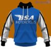 Vintage Style Bsa Motocross Jersey Mx Enduro Ahrma Motorcycle Dirt Bike Flat Track Triumph Hoodie 3D