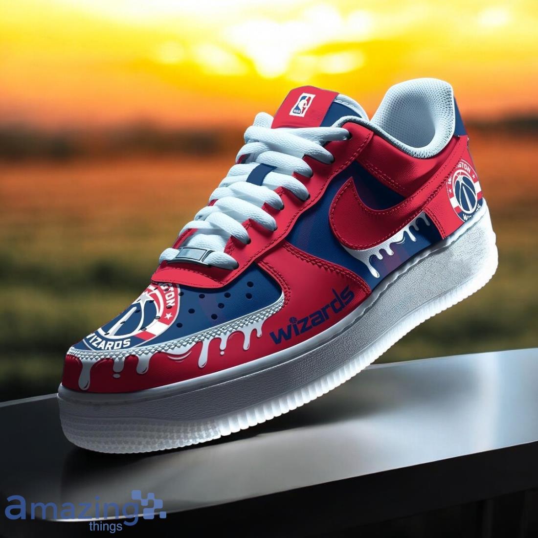 Washington Wizards Air Force Shoes For Fans image Washington Wizards Air Force Shoes For Fans Product Photo 1