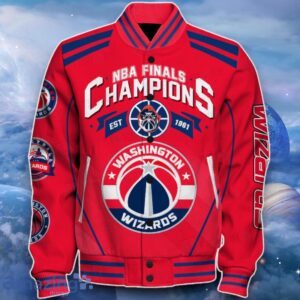 Washington Wizards Baseball Jacket New Choice For Fans Product Photo 2