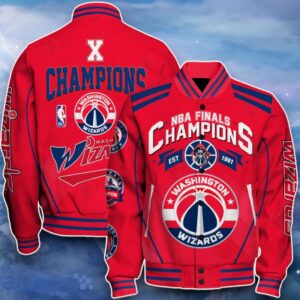 Washington Wizards Baseball Jacket New Choice For Fans Product Photo 1