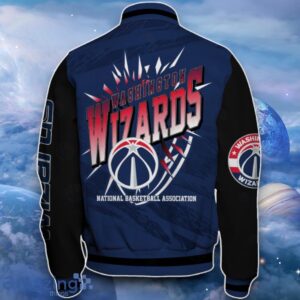 Washington Wizards Baseball Jacket Perfect Choice For Fans Product Photo 3