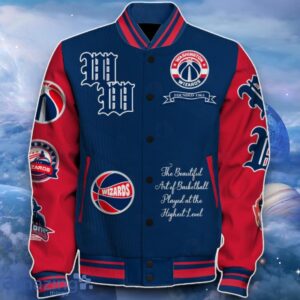 Washington Wizards Baseball Jacket Remarkable Gift For Fans Product Photo 2