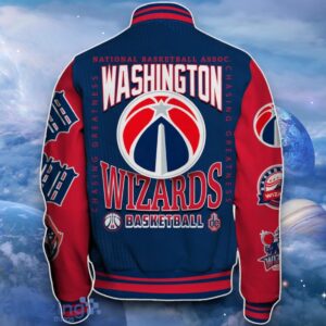 Washington Wizards Baseball Jacket Remarkable Gift For Fans Product Photo 3