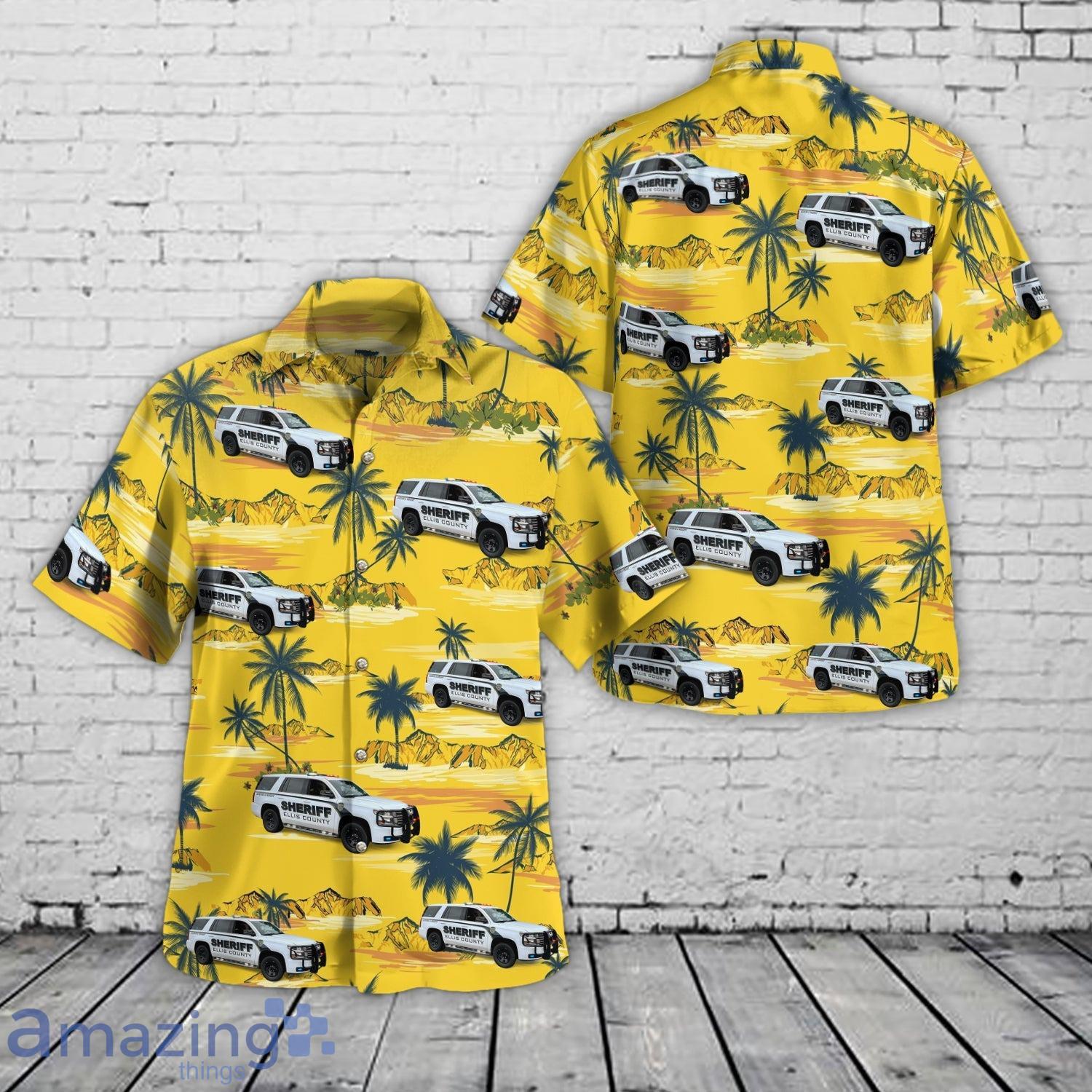 Waxahachie, Texas, Ellis County Sheriffs Office Summer Hawaiian Shirt For Men Women image Waxahachie, Texas, Ellis County Sheriffs Office Summer Hawaiian Shirt For Men Women Product Photo 1