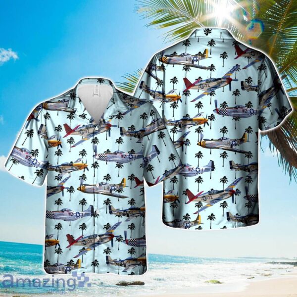 WWII Planes North American P-51 Mustang Hawaiian Shirt Summer Gift Product Photo 1