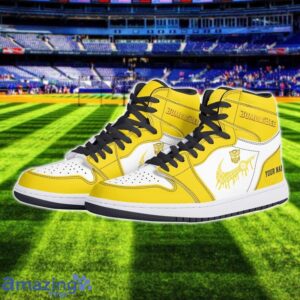 Bumblebee Logo Air Jordan 1 Shoes Custom Name Hightop Sneakers For Men Women Sport Gift Product Photo 2