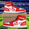 Nebraska Cornhuskers Air Jordan 1 Shoes Sport Hightop Sneakers For Men And Women Custom Name