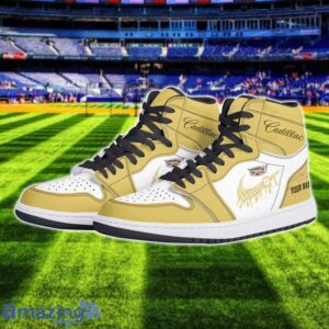Cadillac Logo Air Jordan 1 Shoes Custom Name Hightop Sneakers For Men Women Sport Gift Product Photo 2
