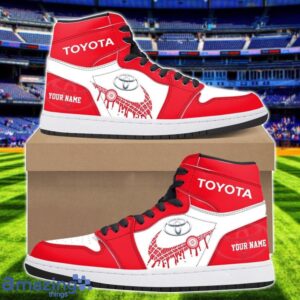 Toyota Logo Air Jordan 1 Shoes Custom Name Hightop Sneakers For Men Women Sport Gift Product Photo 1
