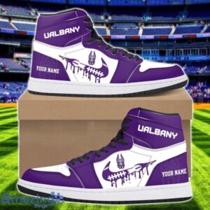 Albany Great Danes Air Jordan 1 Shoes Sport Hightop Sneakers For Men And Women Custom Name Product Photo 1