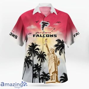 Atlanta Falcons Statue Of Liberty Pround Hawaiian Shirt For Summer Product Photo 3