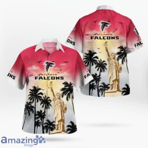 Atlanta Falcons Statue Of Liberty Pround Hawaiian Shirt For Summer Product Photo 1