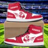 Atlanta Hawks Air Jordan 1 Shoes Sport Hightop Sneakers For Men And Women Custom Name