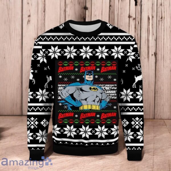 Batman Best Gift For Girl 3D Ugly Christmas Sweater Christmas Gift Hoilday Product Photo 1