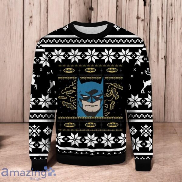 Batman Men Masked Hero 3D Ugly Christmas Sweater Christmas Gift Hoilday Product Photo 1