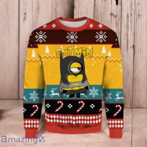 Batmin Batman 3D Ugly Christmas Sweater Christmas Gift Hoilday