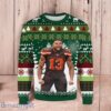 Beckham JR Cleveland Browns 3D Ugly Christmas Sweater Christmas Gift Hoilday