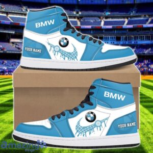 BMW Logo Air Jordan 1 Shoes Custom Name Hightop Sneakers For Men Women Sport Gift Product Photo 1