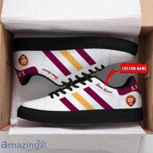 Brisbane Lions NRL Low Top Skate Shoes Custom name For Fans Men Women Shoes Product Photo 2