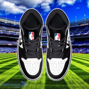 Brooklyn Nets Air Jordan 1 Shoes Sport Hightop Sneakers For Men And Women Custom Name image Brooklyn Nets Air Jordan 1 Shoes Sport Hightop Sneakers For Men And Women Custom Name Product Photo 3