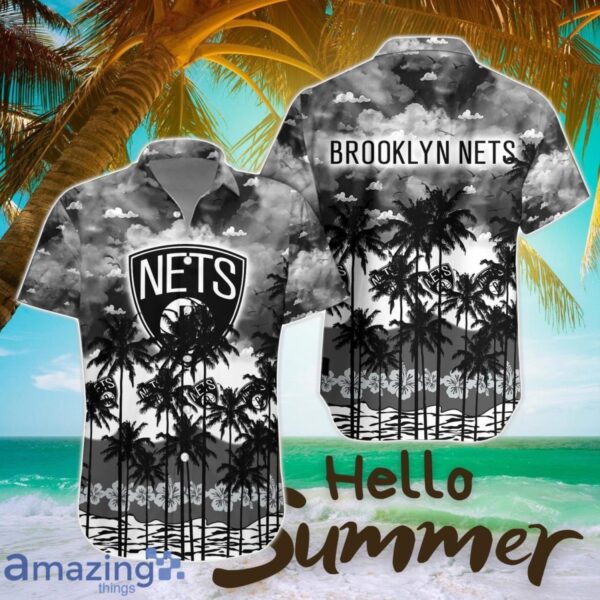 Brooklyn Nets Hawaiian Shirt All Printed 3D Printing Aloha Button Shirt Product Photo 1