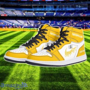 Caterpillar Logo Air Jordan 1 Shoes Custom Name Hightop Sneakers For Men Women Sport Gift Product Photo 2