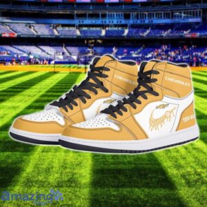 Chevrolet Logo Air Jordan 1 Shoes Custom Name Hightop Sneakers For Men Women Sport Gift image Chevrolet Logo Air Jordan 1 Shoes Custom Name Hightop Sneakers For Men Women Sport Gift Product Photo 2
