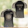 Chicago Cubs Warrior Camo T-Shirt 3D All Printed