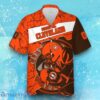 Cleveland Browns Hawaiian Shirt With Custom Number & Name For Adults