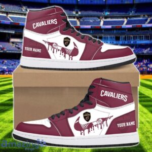 Cleveland Cavaliers Air Jordan 1 Shoes Sport Hightop Sneakers For Men And Women Custom Name Product Photo 1
