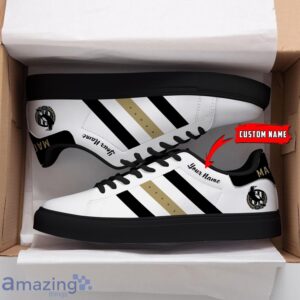 Collingwood Magpies NRL Low Top Skate Shoes Custom name For Fans Men Women Shoes Product Photo 2