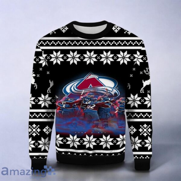 Colorado Avalanche Find A Way 3D Ugly Christmas Sweater Christmas Gift Ideas Product Photo 1