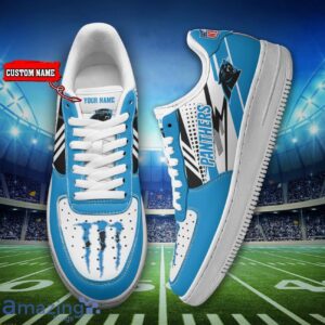 Custom Name Carolina Panthers NAF Sneaker Air Force Shoes For Men And Women image Custom Name Carolina Panthers NAF Sneaker Air Force Shoes For Men And Women Product Photo 2
