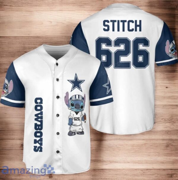 Dallas Cowboys Custom Number & Name Limited Edition Baseball Jersey Product Photo 1