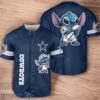 Dallas Cowboys Custom Number & Name Stitch  Baseball Jersey