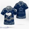 Dallas Cowboys Flower Cute Snoopy Smile Hawaiian Shirt Summer Gift