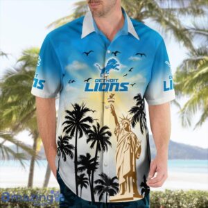Detroit Lions Statue Of Liberty Pround Hawaiian Shirt For Summer Product Photo 4