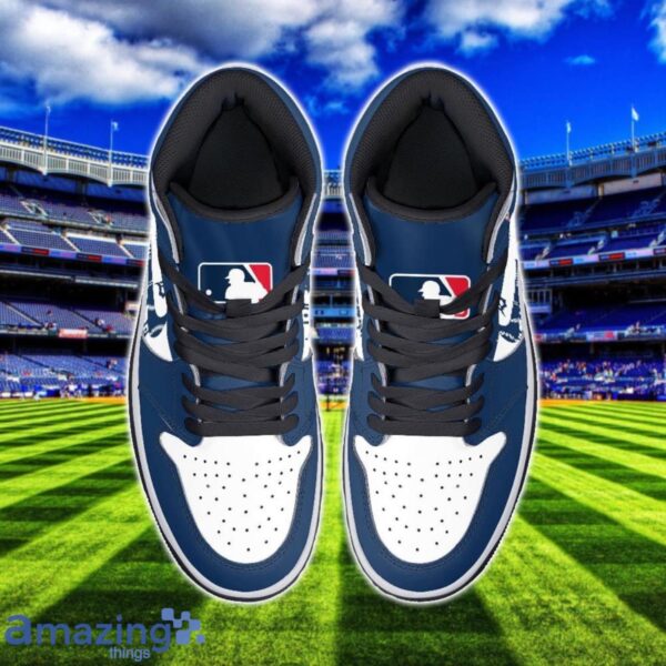 Detroit Tigers Air Jordan 1 Shoes Sport Hightop Sneakers For Men And Women Custom Name Product Photo 3